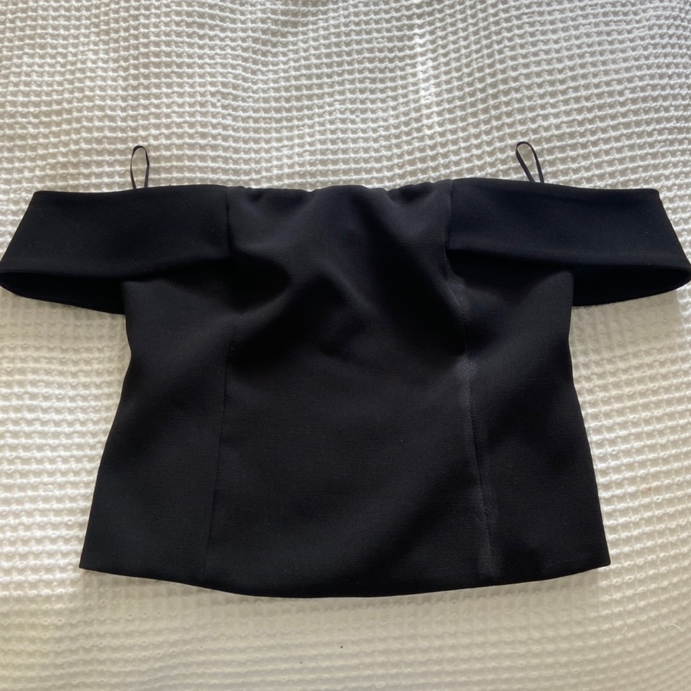 Black top- off the shoulder